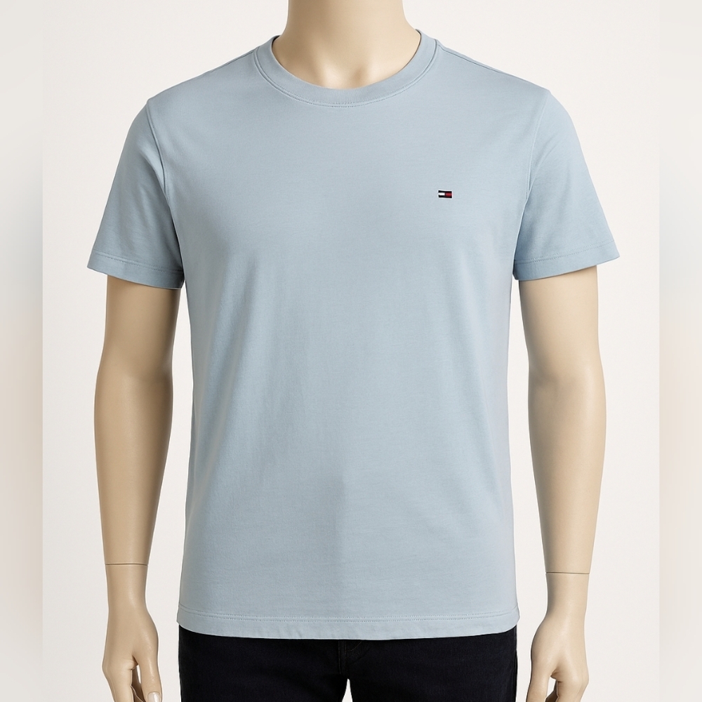 Tommy Hilfiger Short Sleeve Tee Light Blue Size XL
